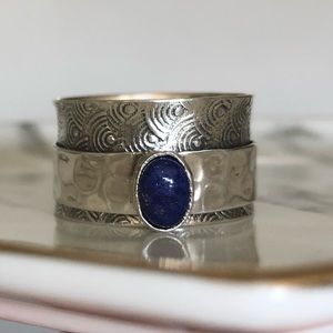 🆕 Ring Spinner Lapis Lazuli Sterling Silver